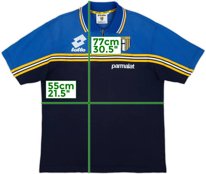 1998-99 Parma Lotto Polo Shirt - 7/10 - (L)