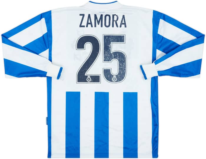 2002-04 Brighton Home L/S Shirt Zamora #25 - 5/10 - (L)