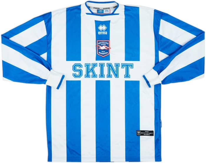 2002-04 Brighton Home L/S Shirt Zamora #25 - 5/10 - (L)