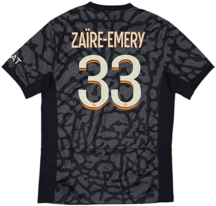 2023-24 Paris Saint-Germain Third Shirt Zaire-Emery #33 (M)