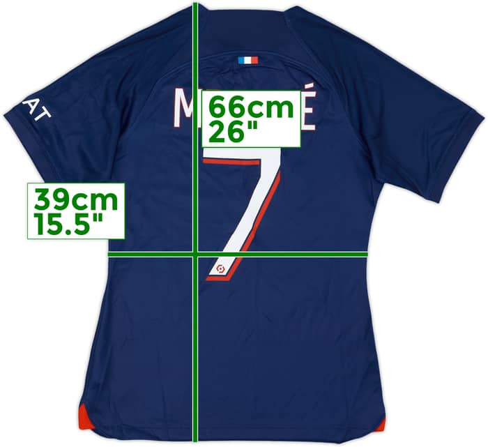2023-24 Paris Saint-Germain Home Shirt Mbappe #7 (Women's S)