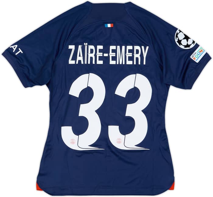 2023-24 Paris Saint-Germain Home Shirt Zaire-Emery #33 (Women's S)