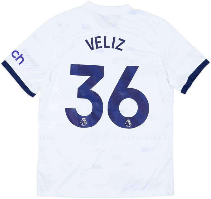 2023-24 Tottenham Home Shirt Veliz #36 (L)