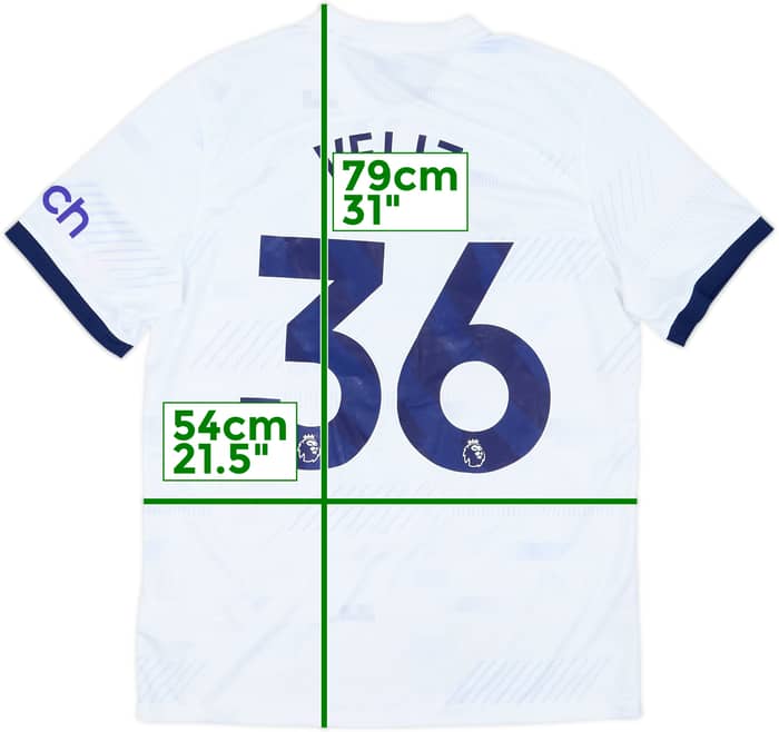 2023-24 Tottenham Home Shirt Veliz #36 (L)