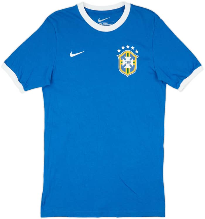 2014-15 Brazil Nike Cotton Tee - 9/10 - (M)