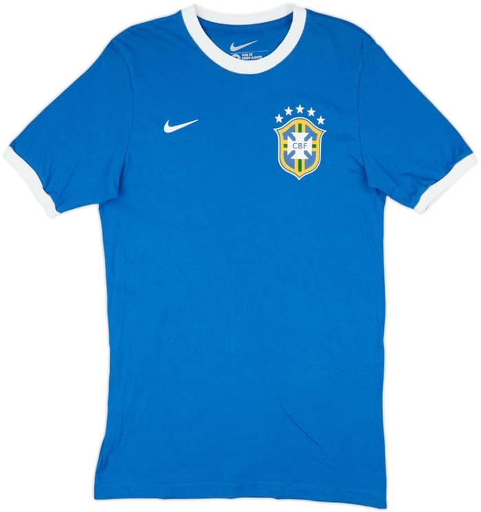 2014-15 Brazil Nike Cotton Tee - 9/10 - (M)