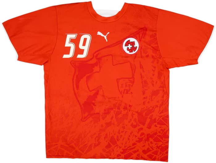 2006-08 Switzerland Home Shirt Gerber #59 - 7/10 - (XL)