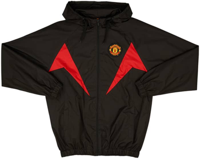 2020-21 Manchester United Hooded Rain Jacket - 8/10 - (M)