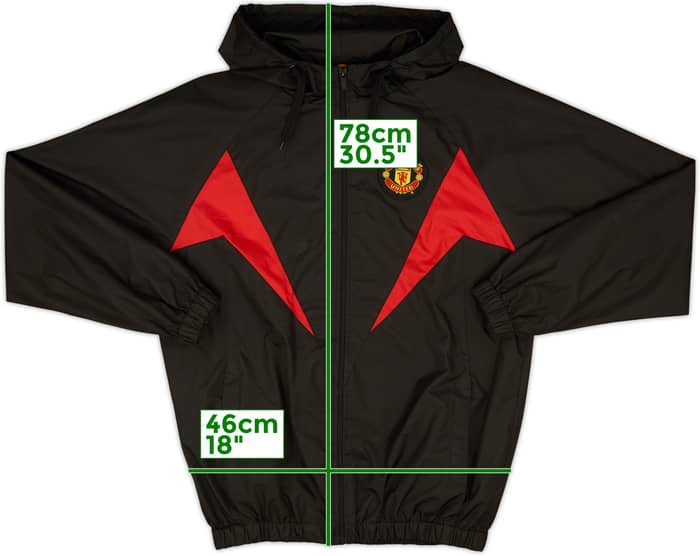 2020-21 Manchester United Hooded Rain Jacket - 8/10 - (M)