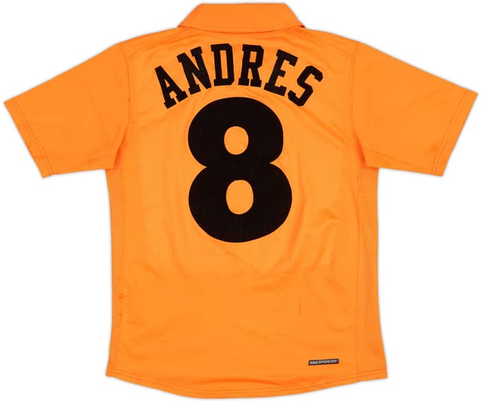 2006-08 Netherlands Home Shirt Andres #8 - 8/10 - (M.Boys)