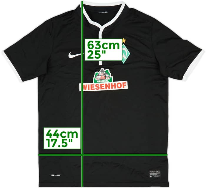 2013-14 Werder Bremen Third Shirt - 9/10 - (L.Boys)