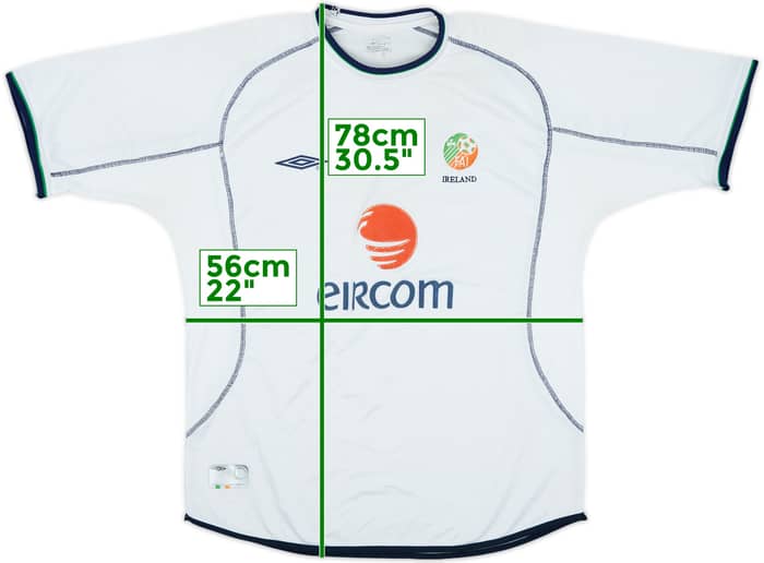 2002-03 Ireland Umbro Training Shirt - 5/10 - (XXL)