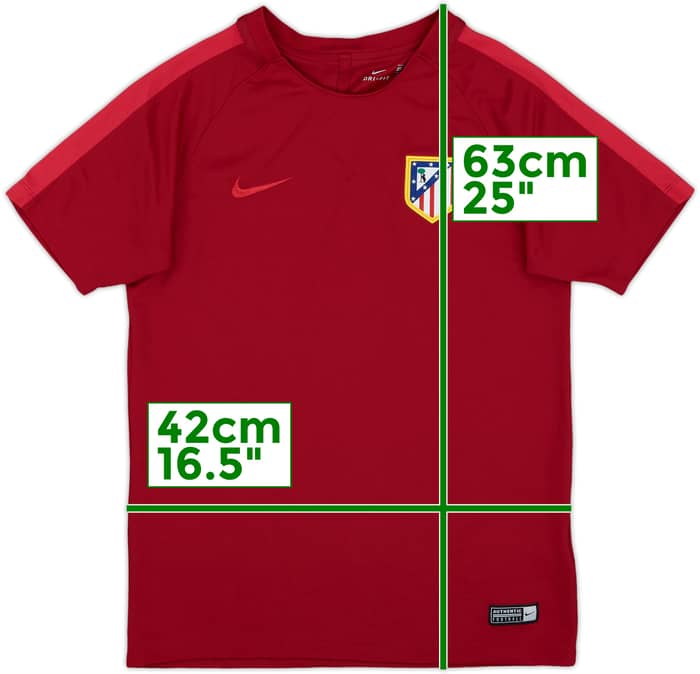 2016-17 Atletico Madrid Nike Training Shirt - 9/10 - (L.Boys)