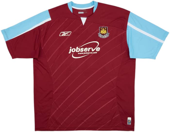 2005-07 West Ham Home Shirt Lloyd #18 - 6/10 - (XL)