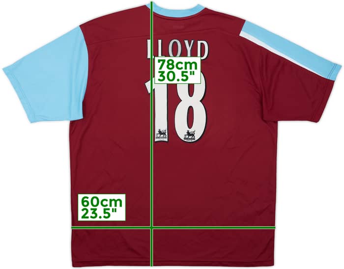 2005-07 West Ham Home Shirt Lloyd #18 - 6/10 - (XL)