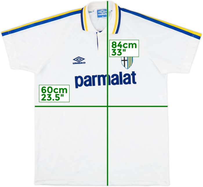 1992-93 Parma Home Shirt - 8/10 - (XL)