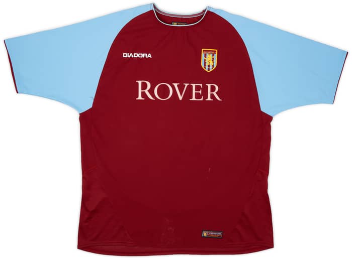 2003-04 Aston Villa Home Shirt Hadji #20 - 8/10 - XL