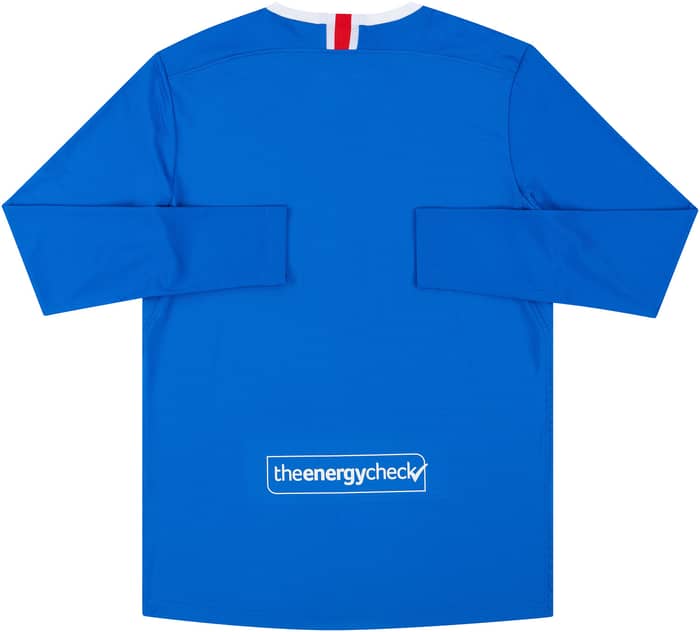 2020-21 Rangers Player Issue Pro Home L/S Shirt