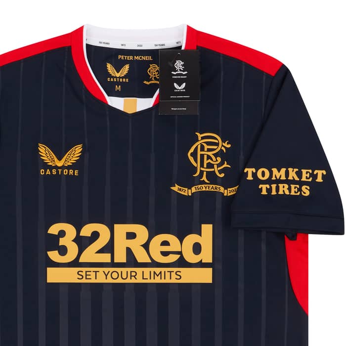 2021-22 Rangers '150 Years Anniversary' Away Shirt