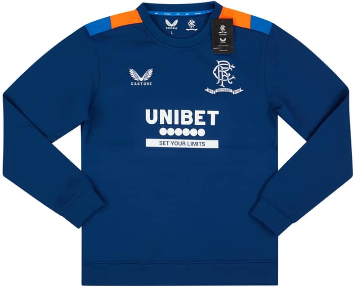 2021-22 Rangers Castore '150 Years Anniversary' Matchday Sweat Top