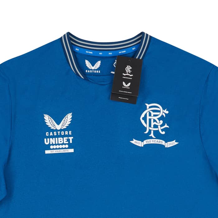 2021-22 Rangers Castore '150 Years Anniversary' Travel L/S Tee