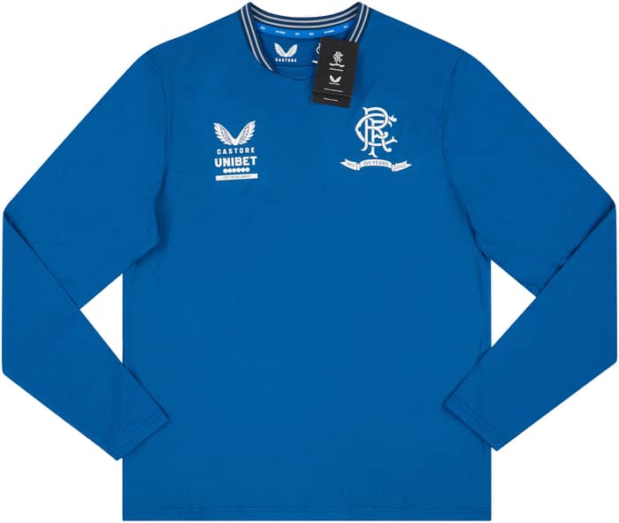 2021-22 Rangers Castore '150 Years Anniversary' Travel L/S Tee