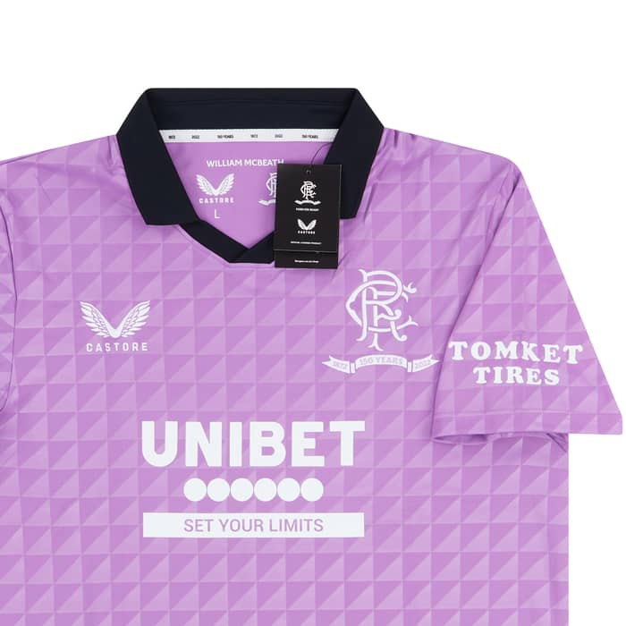 2021-22 Rangers Player Issue Pro '150 Years Anniversary' Third Shirt Ramsey #16