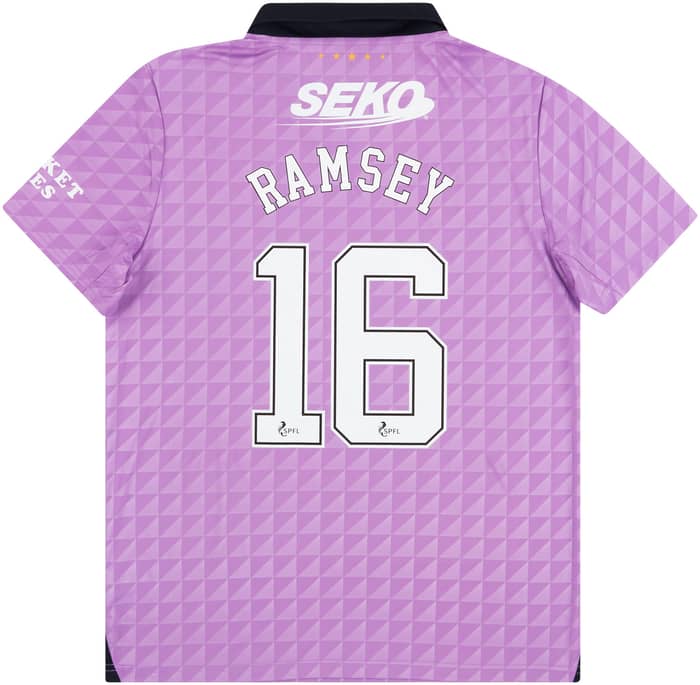 2021-22 Rangers Player Issue Pro '150 Years Anniversary' Third Shirt Ramsey #16