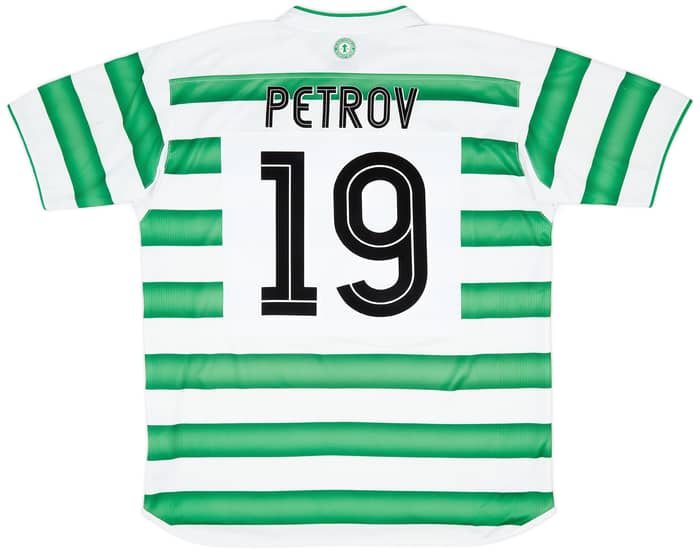 2003-04 Celtic Home Shirt Petrov #19 - 8/10 - (XL)