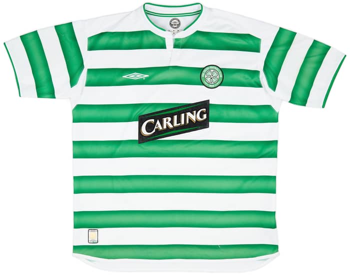 2003-04 Celtic Home Shirt Petrov #19 - 8/10 - (XL)