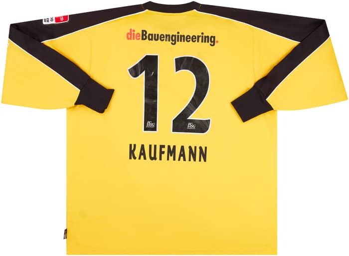2005-06 St Gallen Match Issue GK Shirt Kaufmann #12