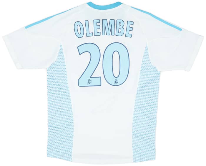 2002-03 Olympique Marseille Home Shirt Olembe #20 - 7/10 - (S)