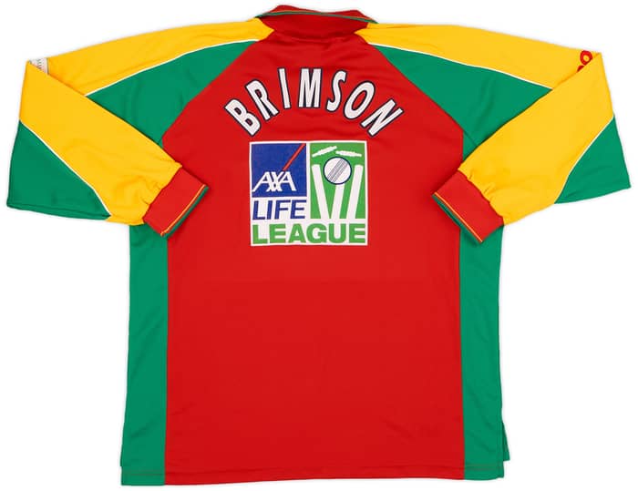 1997 Leicestershire Axa Life League L/S Shirt Brimson - 9/10 - (L)