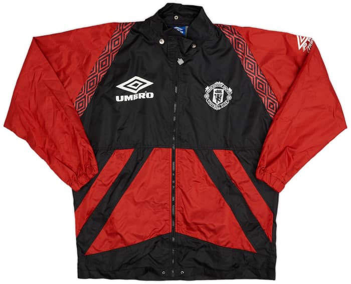 1995-97 Manchester United Umbro Rain Jacket - 9/10 - (S)