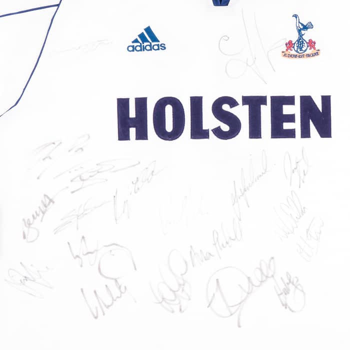 2000-01 Tottenham Match Issue Signed Home L/S Shirt Thelwell #31