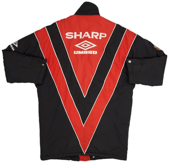 1992-93 Manchester United Umbro Padded Bench Coat - 6/10 - (M)