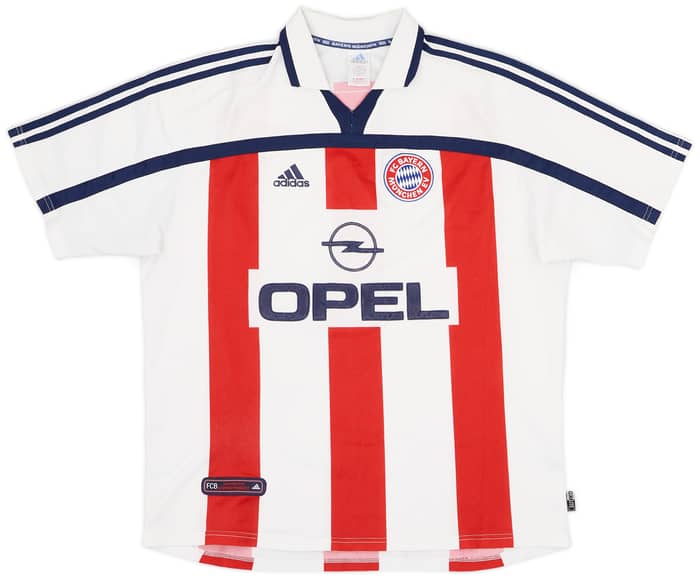 2000-01 Bayern Munich Away Shirt Elber #9 - 7/10 - (XL)