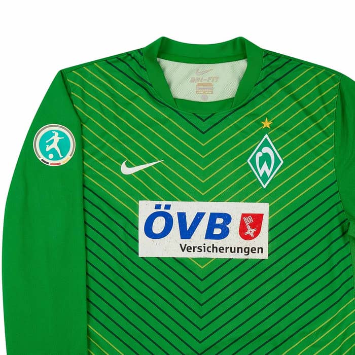2011-12 Werder Bremen Women Match Issue Home L/S Shirt #25