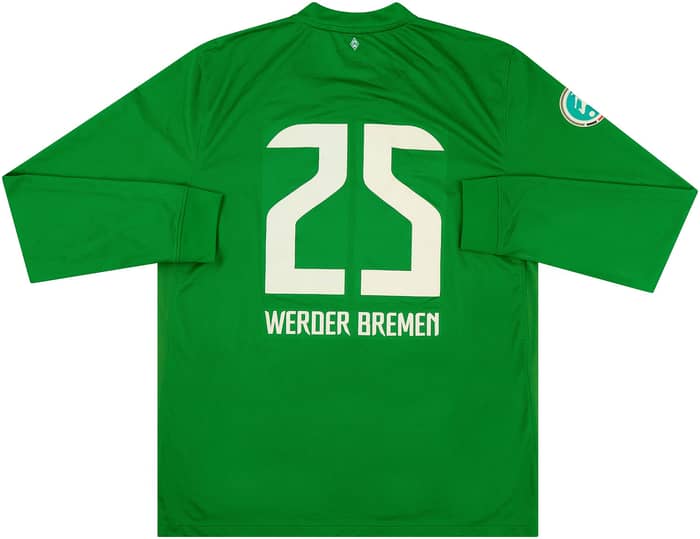 2011-12 Werder Bremen Women Match Issue Home L/S Shirt #25