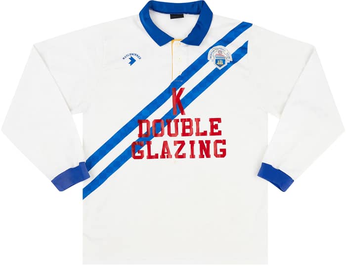 1989-91 Greenock Morton Match Issue Home L/S Shirt #16