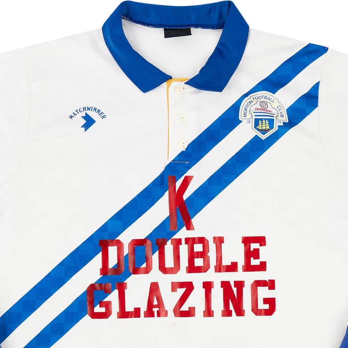1989-91 Greenock Morton Match Issue Home L/S Shirt #16