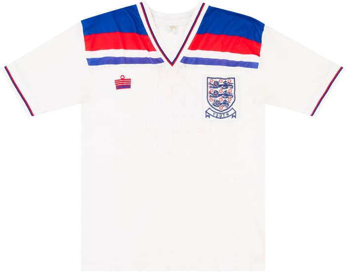 1980-83 England U-18 Match Issue Home Shirt #4