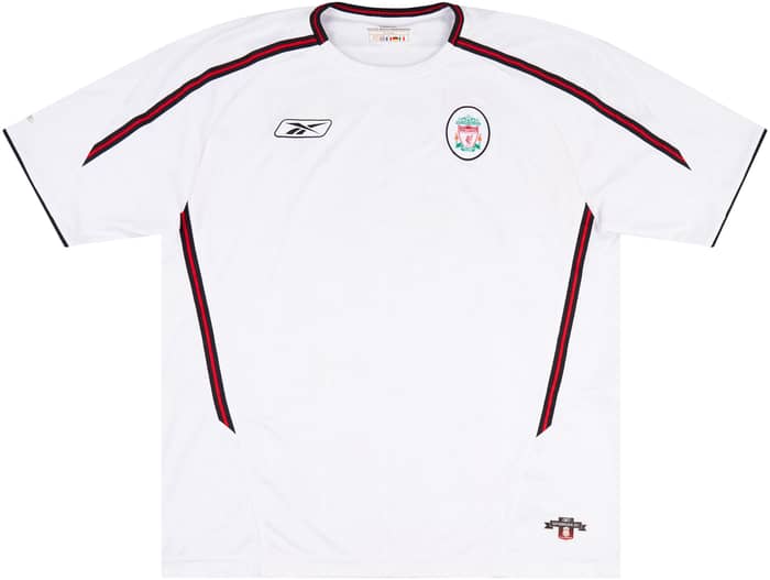 2003-04 Liverpool Match Issue Away Shirt #14