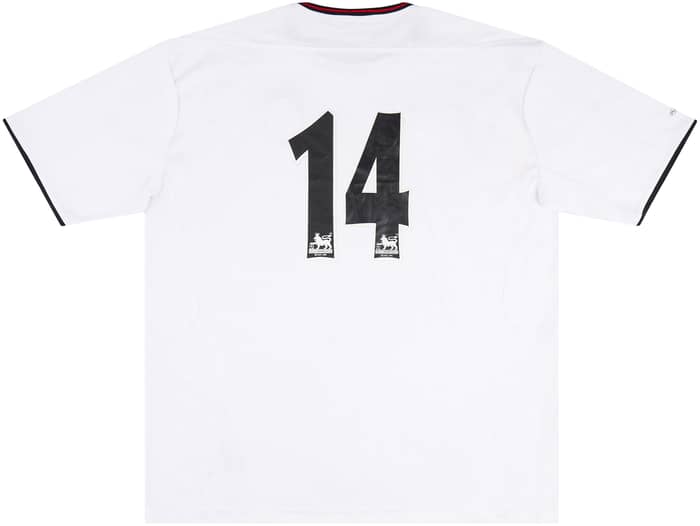 2003-04 Liverpool Match Issue Away Shirt #14