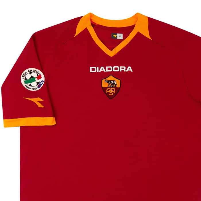 2006-07 Roma Primavera Match Issue Home Shirt #3