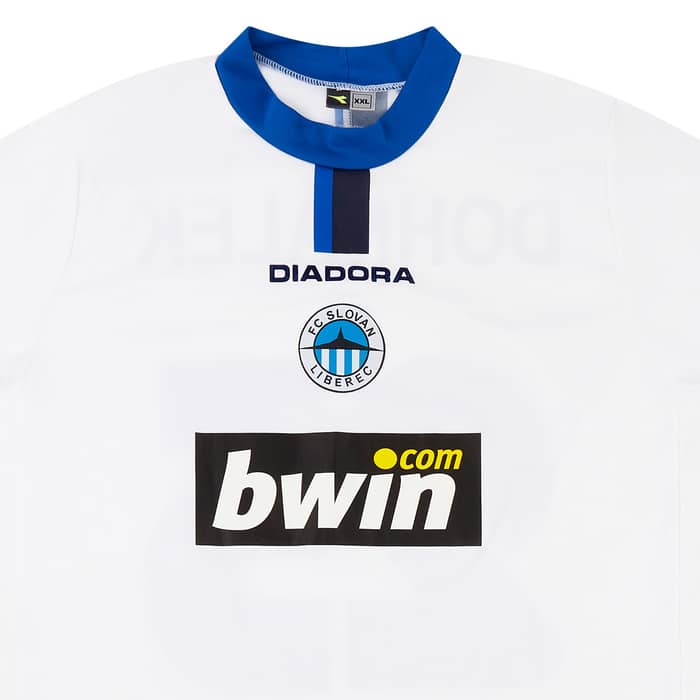 2006-07 Slovan Liberec Match Issue European Home Shirt Dohnálek #25