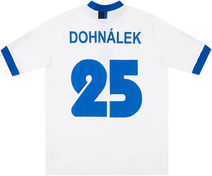 2006-07 Slovan Liberec Match Issue European Home Shirt Dohnálek #25