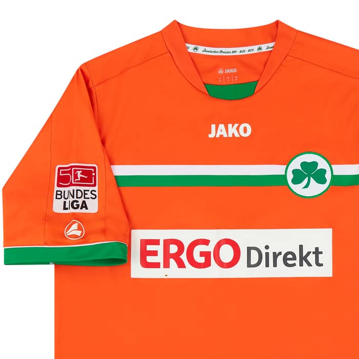 2012-13 Greuther Furth Match Issue Away Shirt Mikkelsen #27