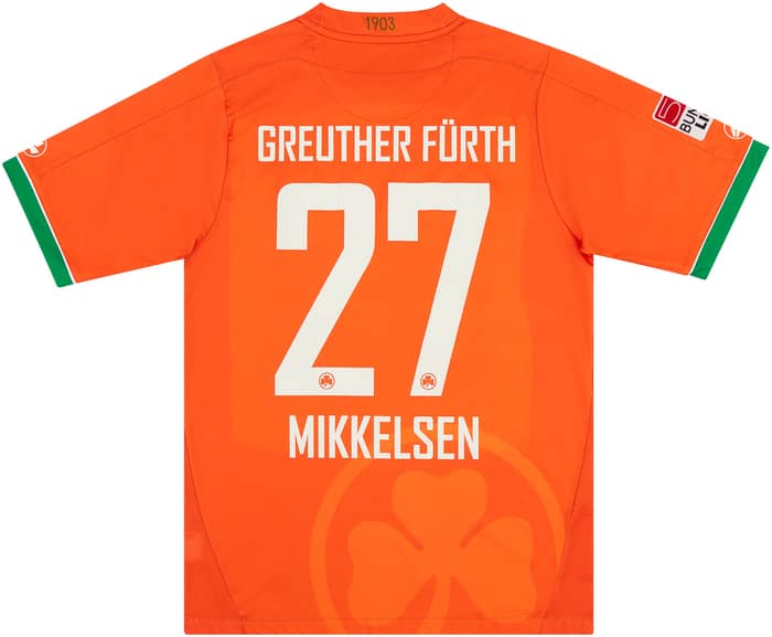 2012-13 Greuther Furth Match Issue Away Shirt Mikkelsen #27
