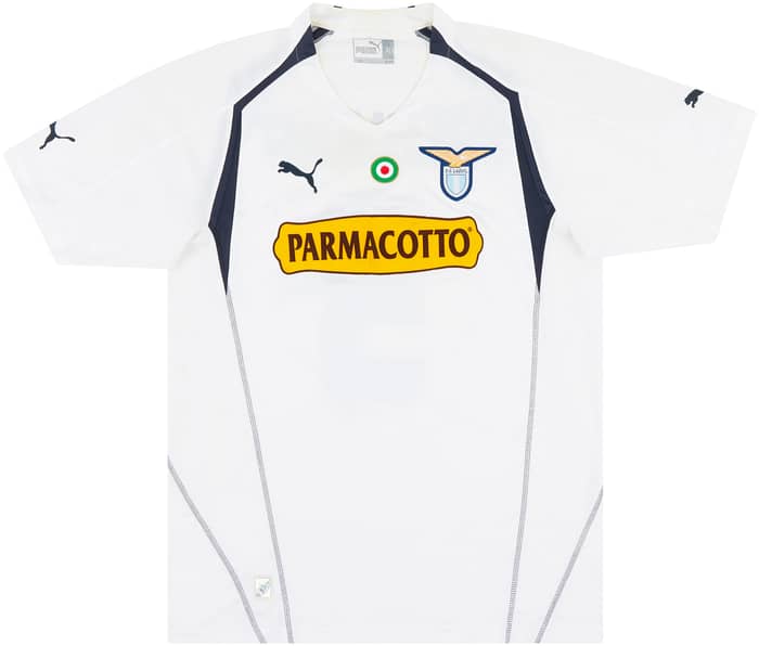 2004-05 Lazio Match Issue Away Shirt Talamonti #3